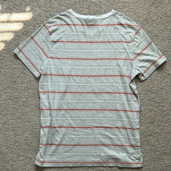 Marc Anthony men’s v neck striped t shirt size: XL color: White/Orange‎ - Picture 4 of 4